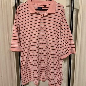 Arrow Pink Striped Polo Shirt